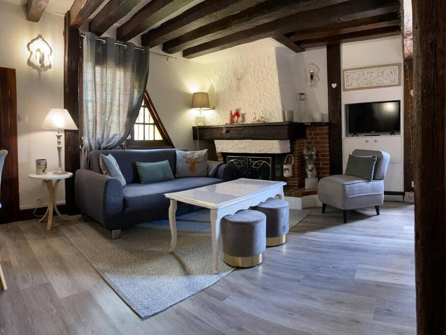 La Demeure Du Cerf Elegant Prive En Sologne Pour 6 Personnes Avec Jacuzzi Et Piscine Chauffee A Proximite Immediate Parc Ffe Center Parc Et Proche Zoo De Beauval * Chaon (Loir-et-Cher)